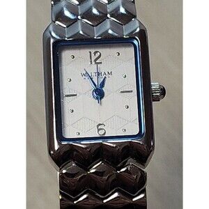 Waltham New York Wristwatch Japanese Quartz Silver-Tone Metal‎ Bracelet WNY41